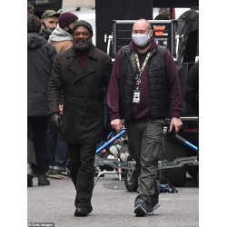 Secret Invasion Nick Fury Brown Coat